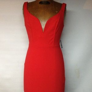 👗👗Red mini dress with v front👗